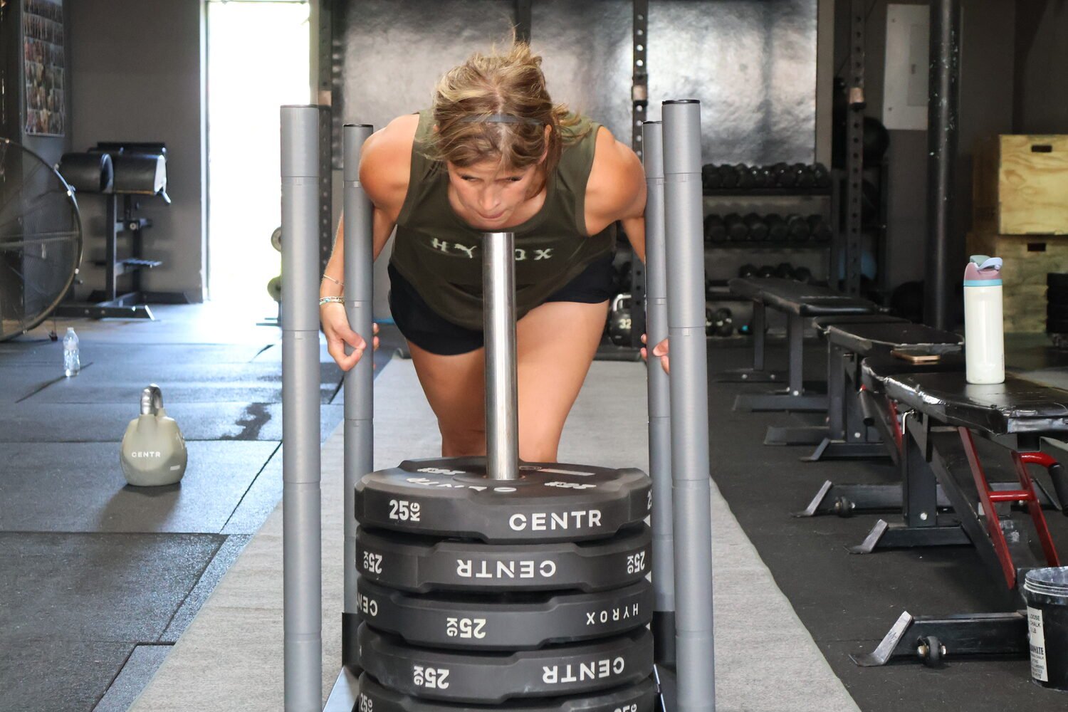 Sandbag lunges