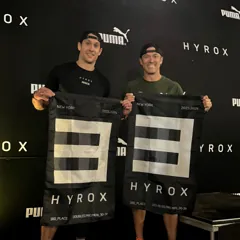 FTX athlete on a HYROX podium