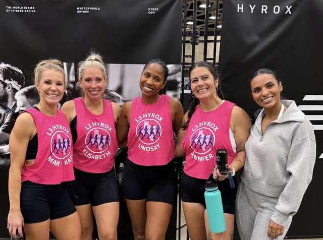 FTX women's relay team at HYROX