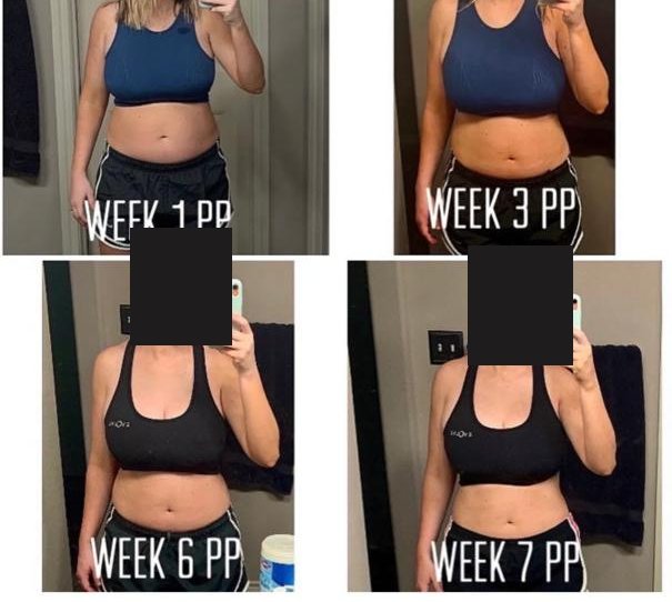 Client week-by-week progress