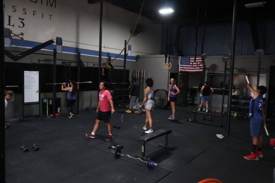 Coached class on the floor at FTX Fort Worth