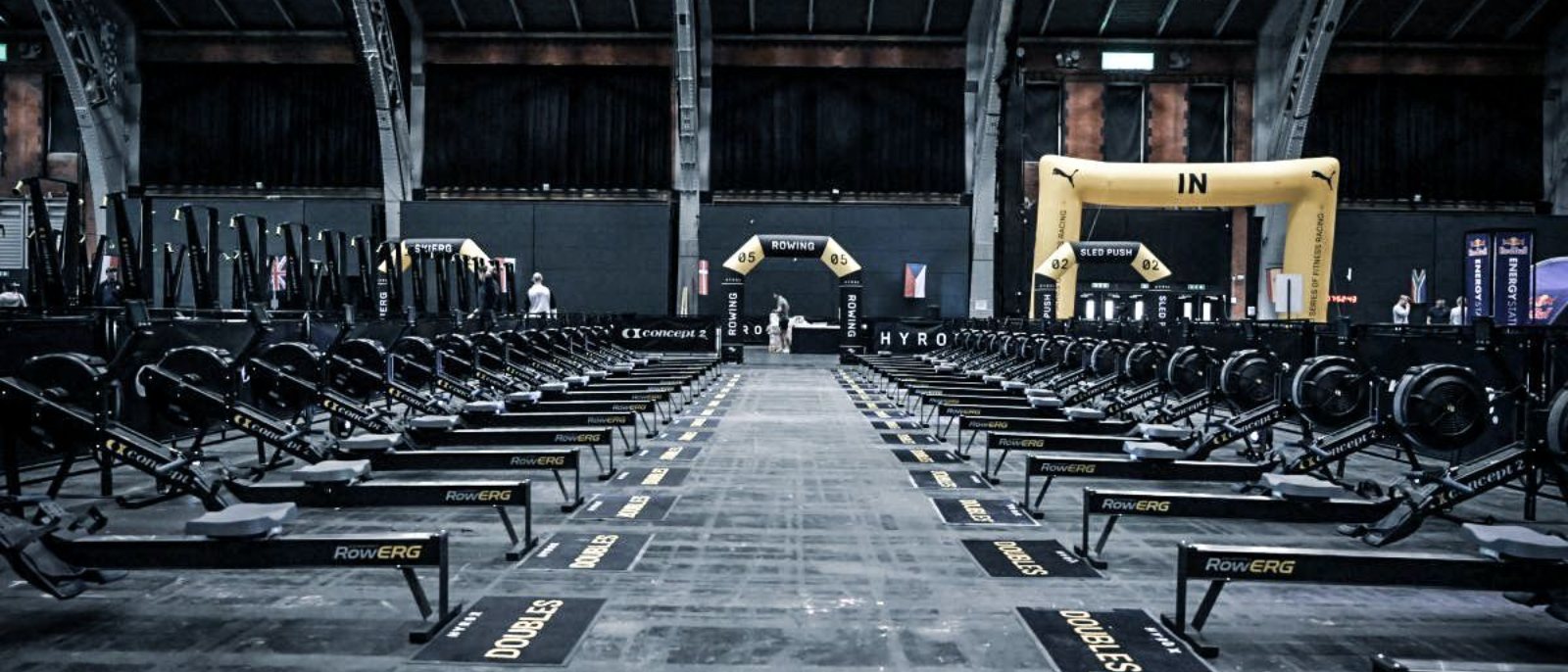 The race floor before the start, HYROX World Championships Manchester