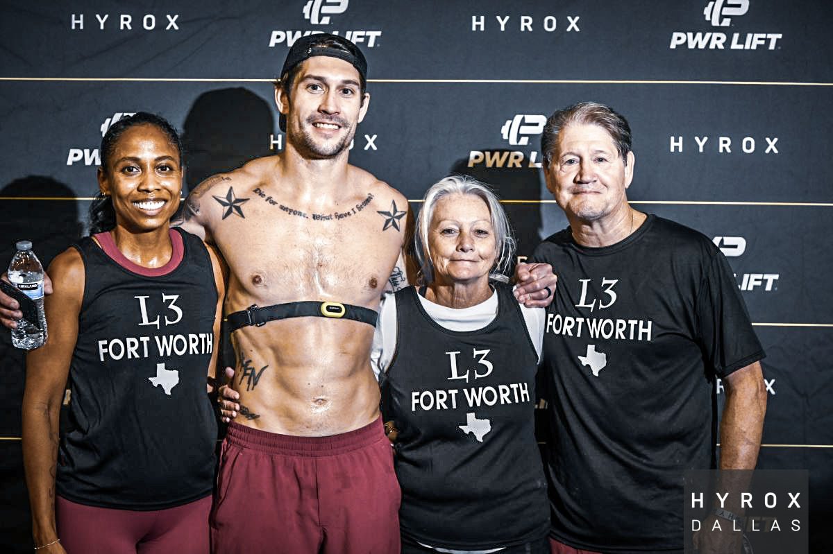 FTX athletes together after racing at HYROX Dallas