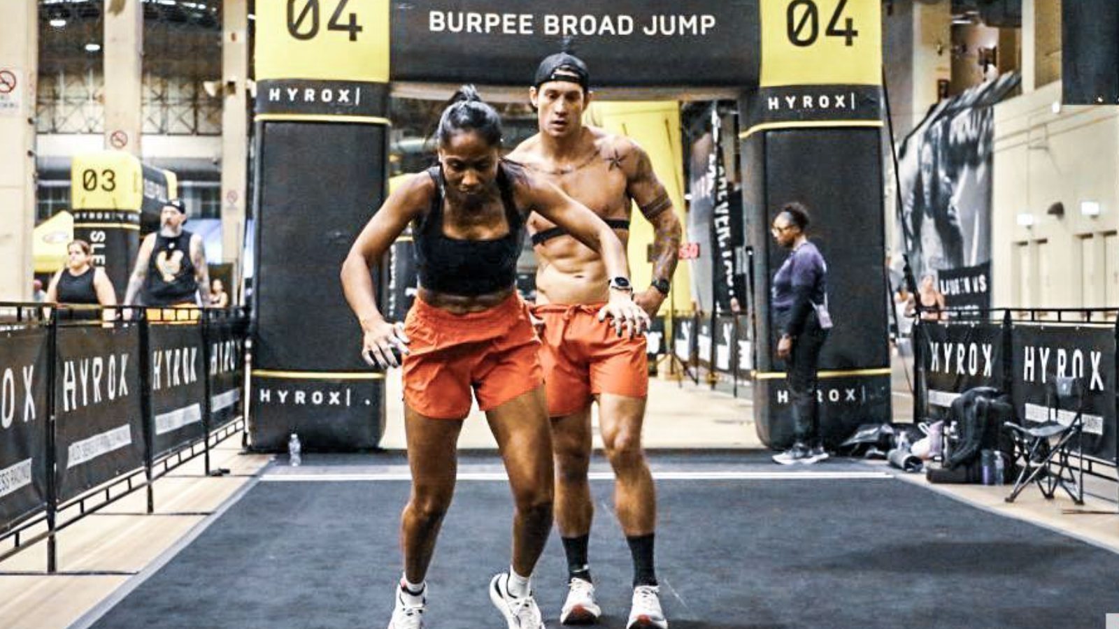 Burpee broad jump at FTX Fort Worth