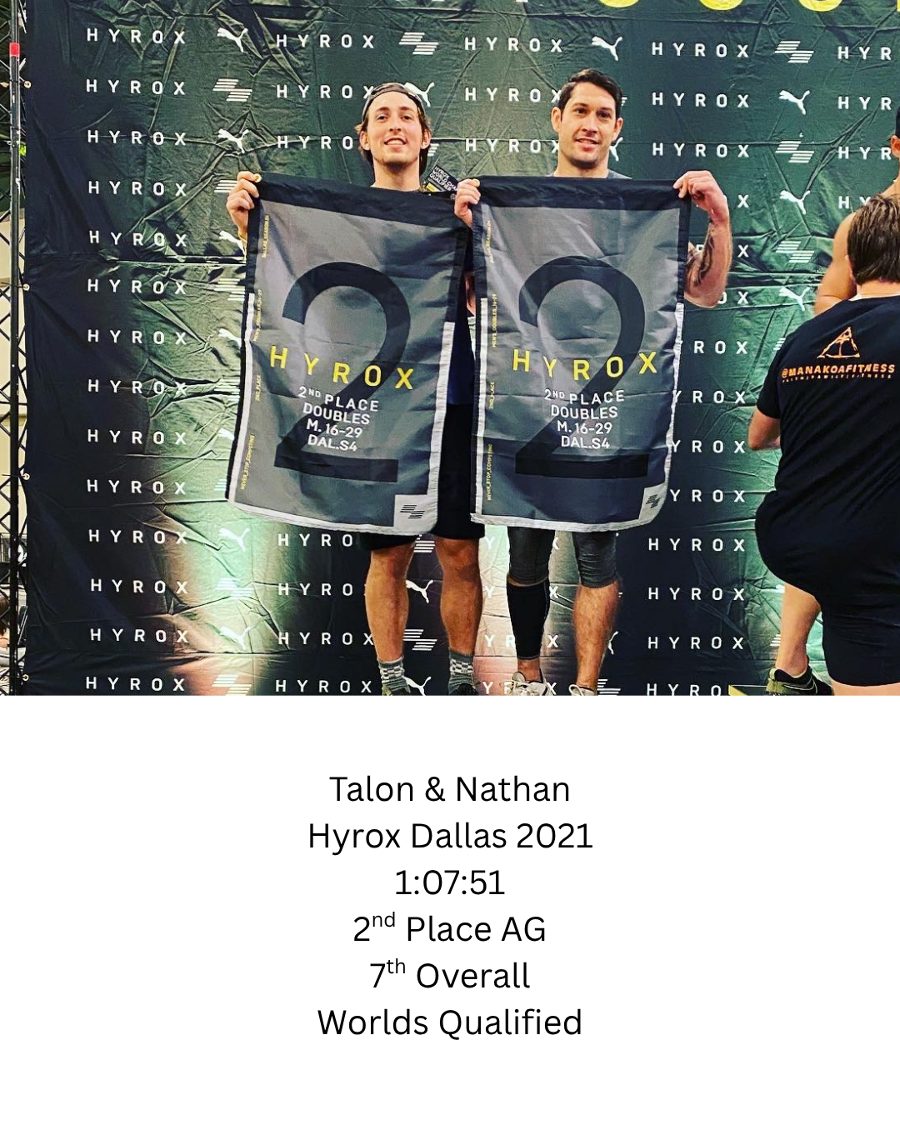 Talon & Nathan — HYROX Dallas Dallas 2021