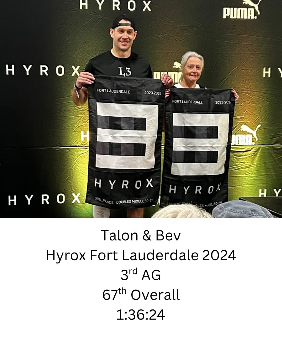 Talon & Bev — HYROX Fort Lauderdale Fort Lauderdale 2024