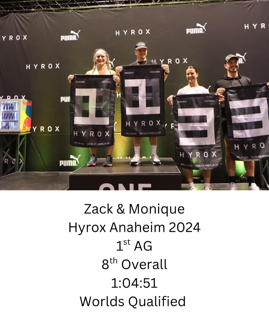 Zack & Monique — HYROX Anaheim Anaheim 2024