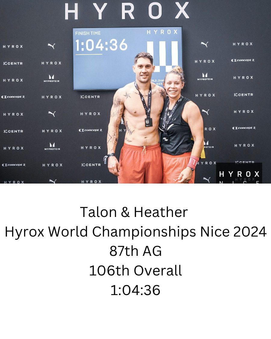 Talon & Heather — HYROX World Championships Nice 2024