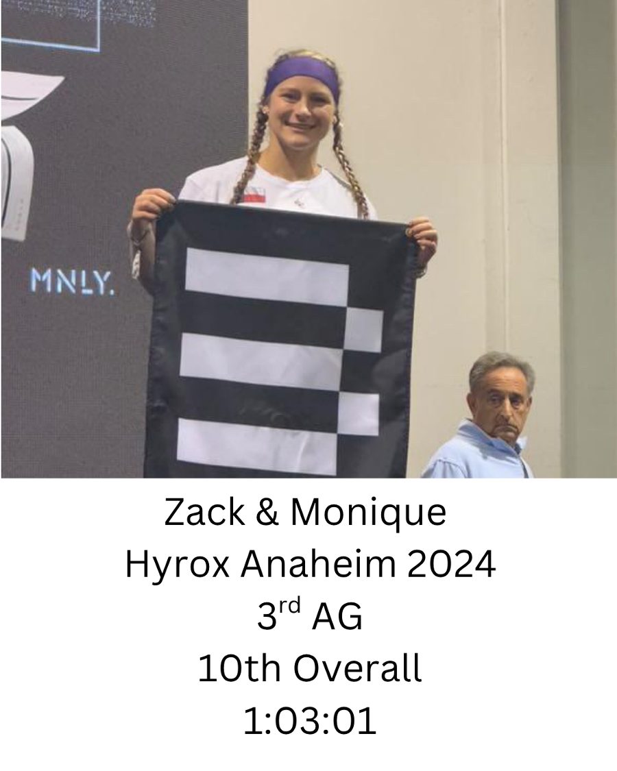 Zack & Monique — HYROX Anaheim Anaheim 2024