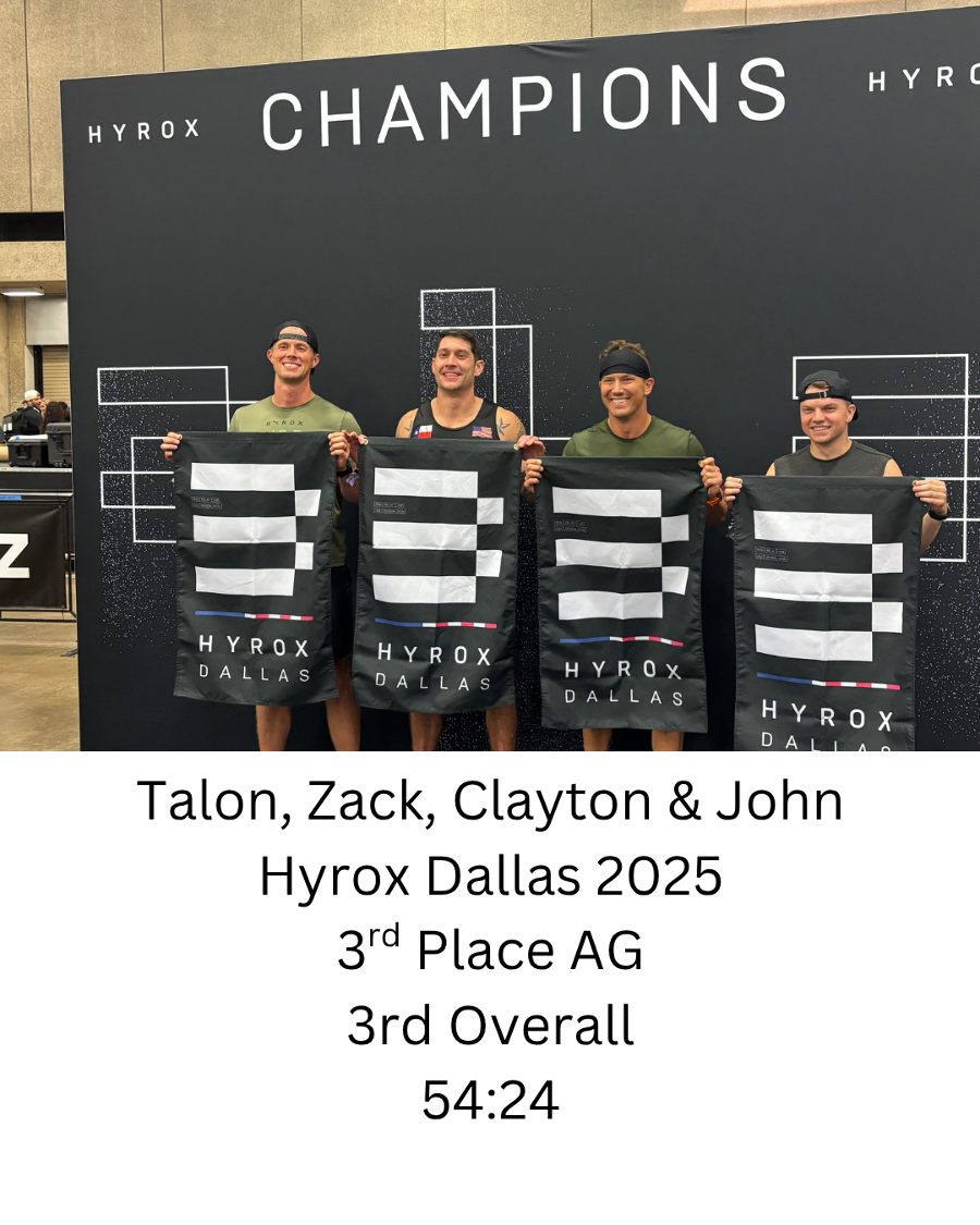 Talon, Zack, Clayton & John — HYROX Dallas Dallas 2025