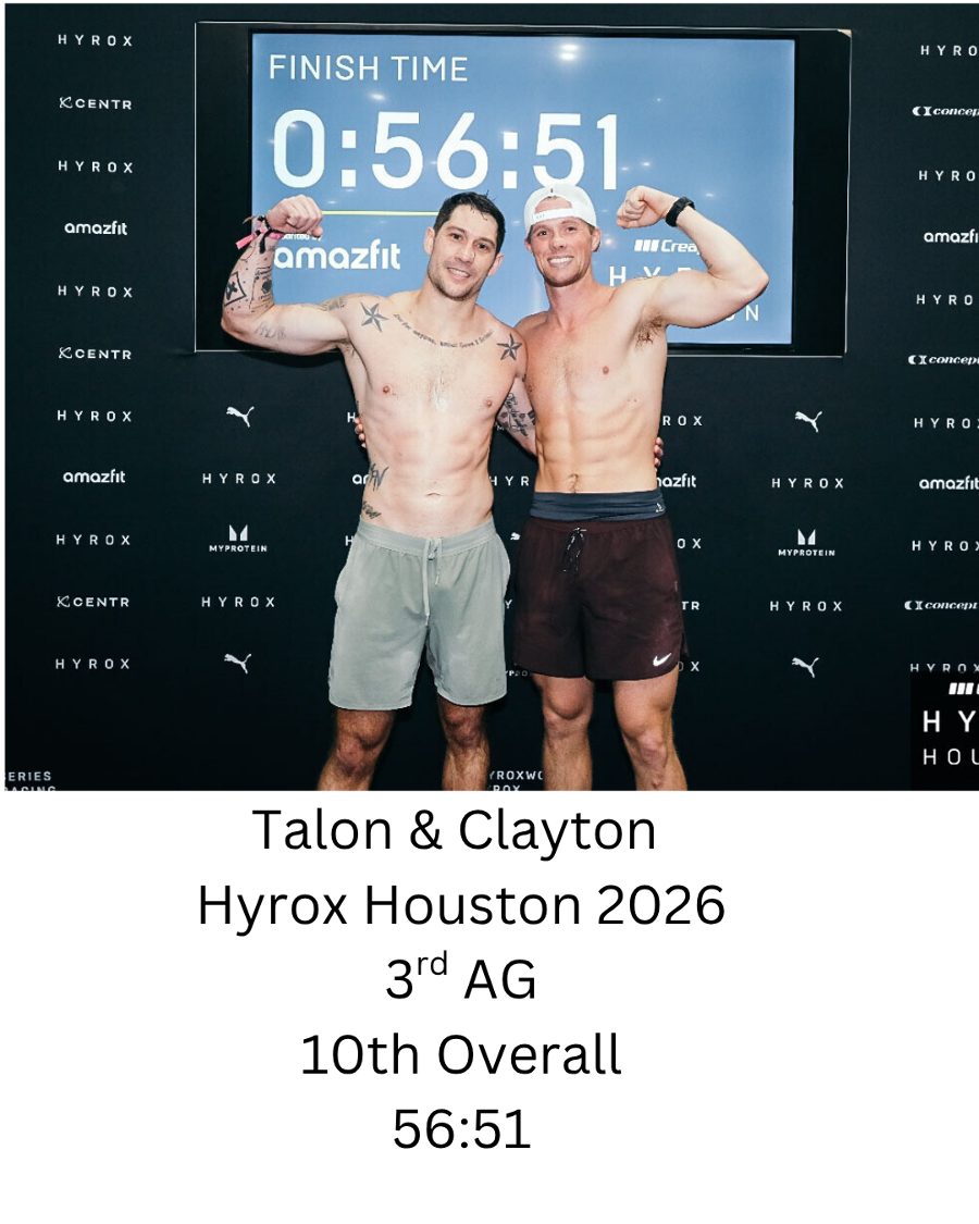 Talon & Clayton — HYROX Houston Houston 2026