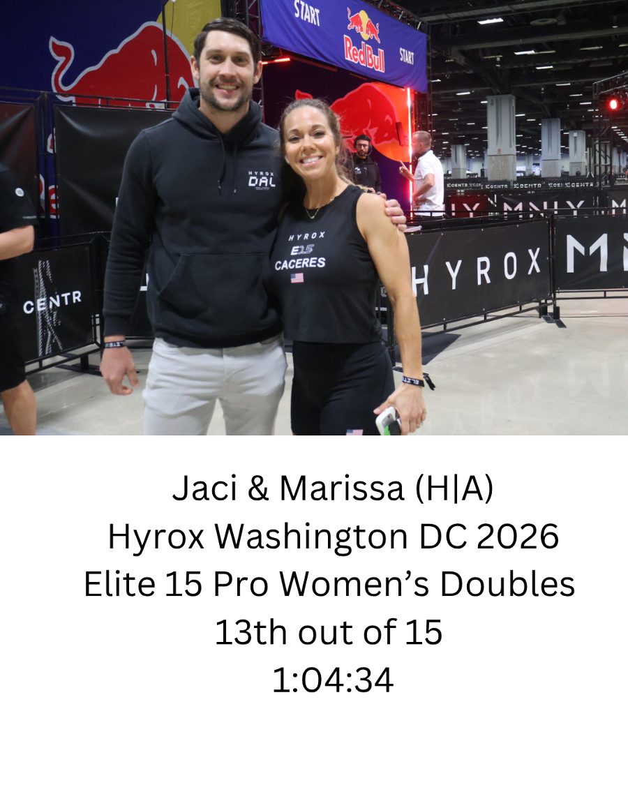 Jaci & Marissa (H|A) — HYROX Washington D.C. · Elite 15 Pro Women's Doubles Washington D.C. 2026