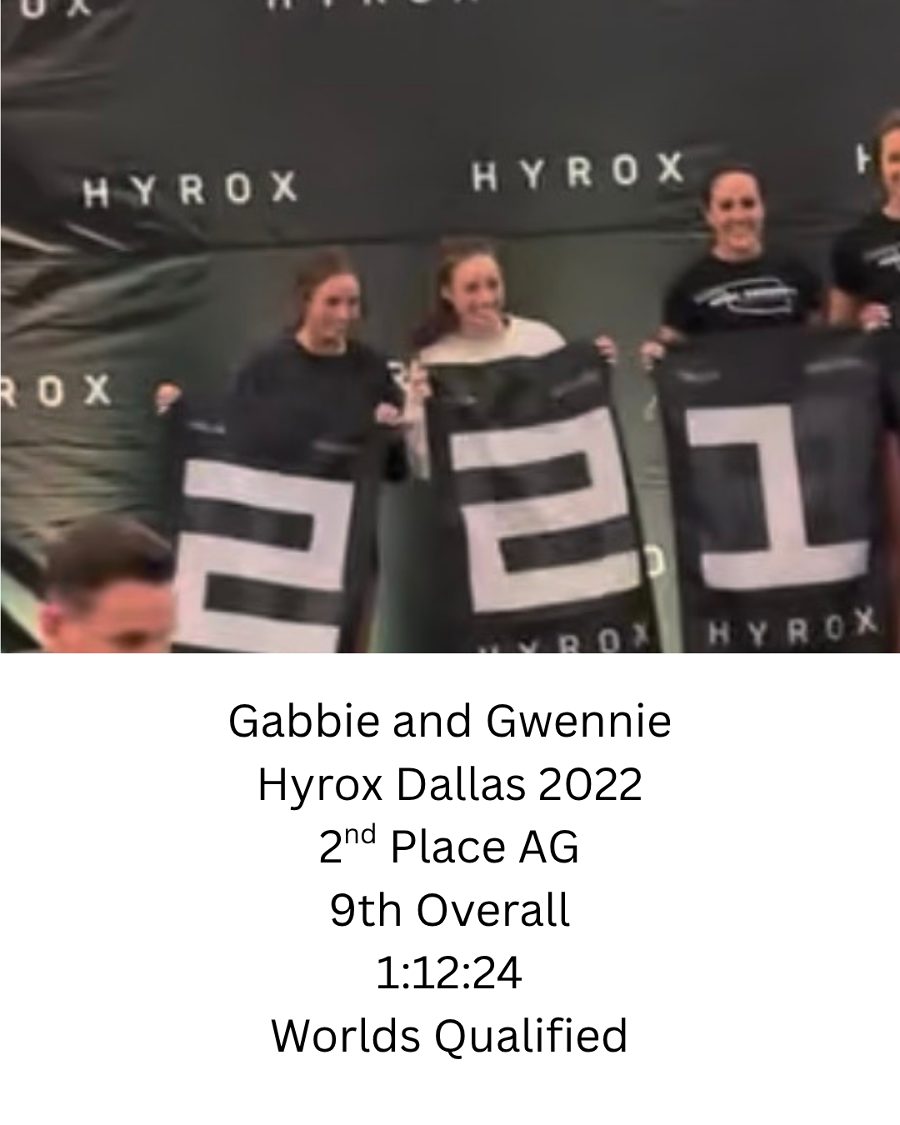 Gabbie & Gwennie — HYROX Dallas Dallas 2022